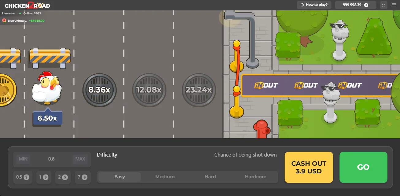 ChickenRoad 2 Spiel